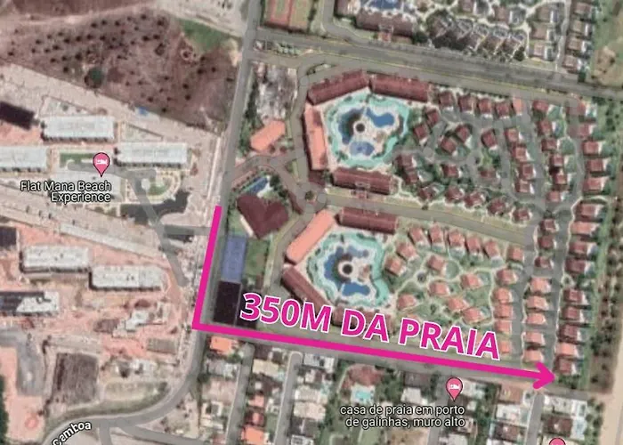 Studio Deluxe Térreo Porto de Galinhas Mana Beach 350m do mar
